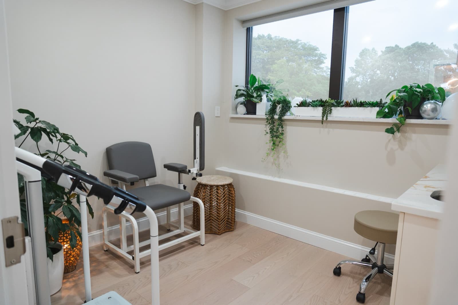 Blood draw room at Protocol Health's clinic in Scarsdale, NY, where PRP is prepared from your own blood